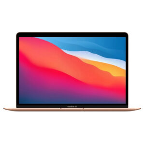 MacBook Air 2020 (Apple M1, 8-Core CPU, 7 Core GPU, 16 Core NE, 8GB RAM, 256GB, Retina TT, Touch ID, Two Thunderbolt USB 4 Ports, MGND3, Gold)