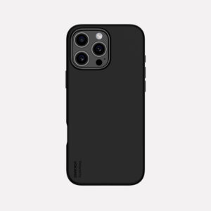 Vokamo iPhone 16 Pro Liquid Silicone Magnetic Protecting Case - Black